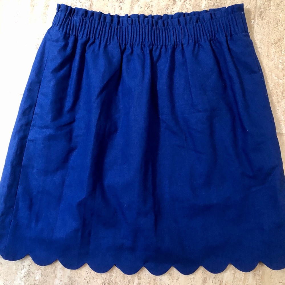J Crew scalloped Skirt Size 4